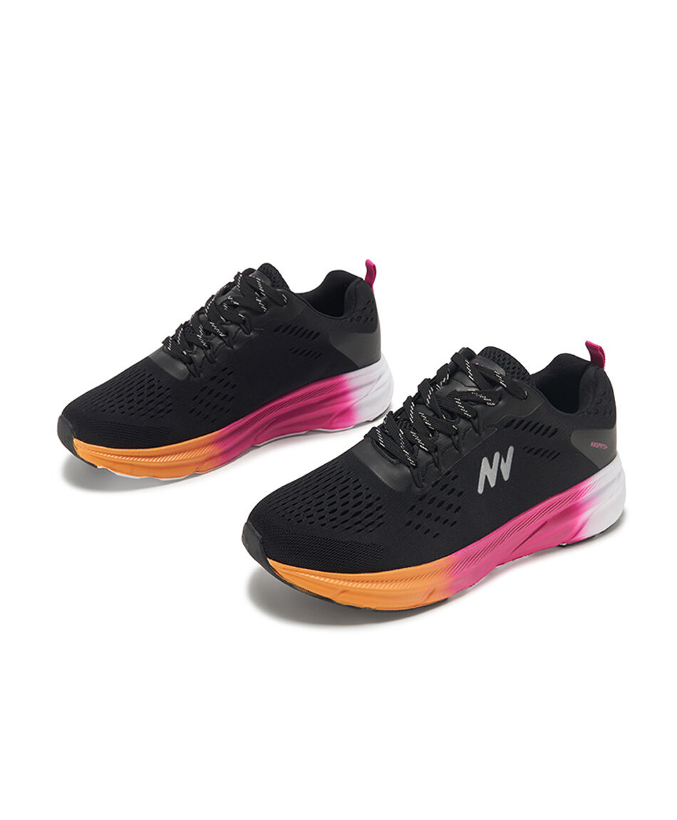 Zapatilla deportiva mujer plataforma degrad&eacute;