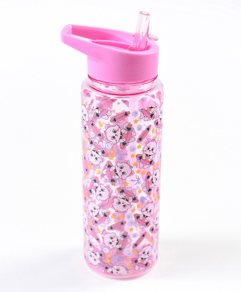 Botella niña gatitos