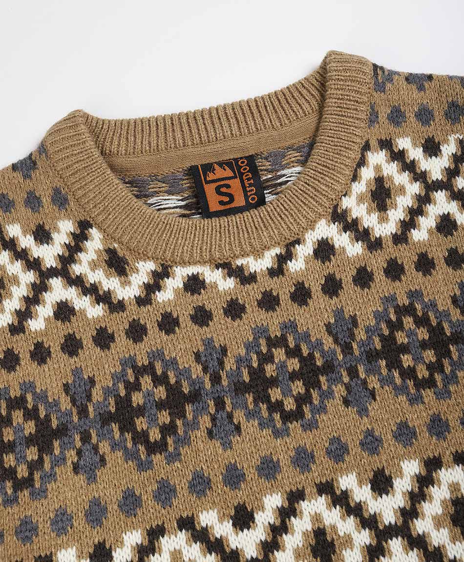 Sweater hombre jacquard abstract