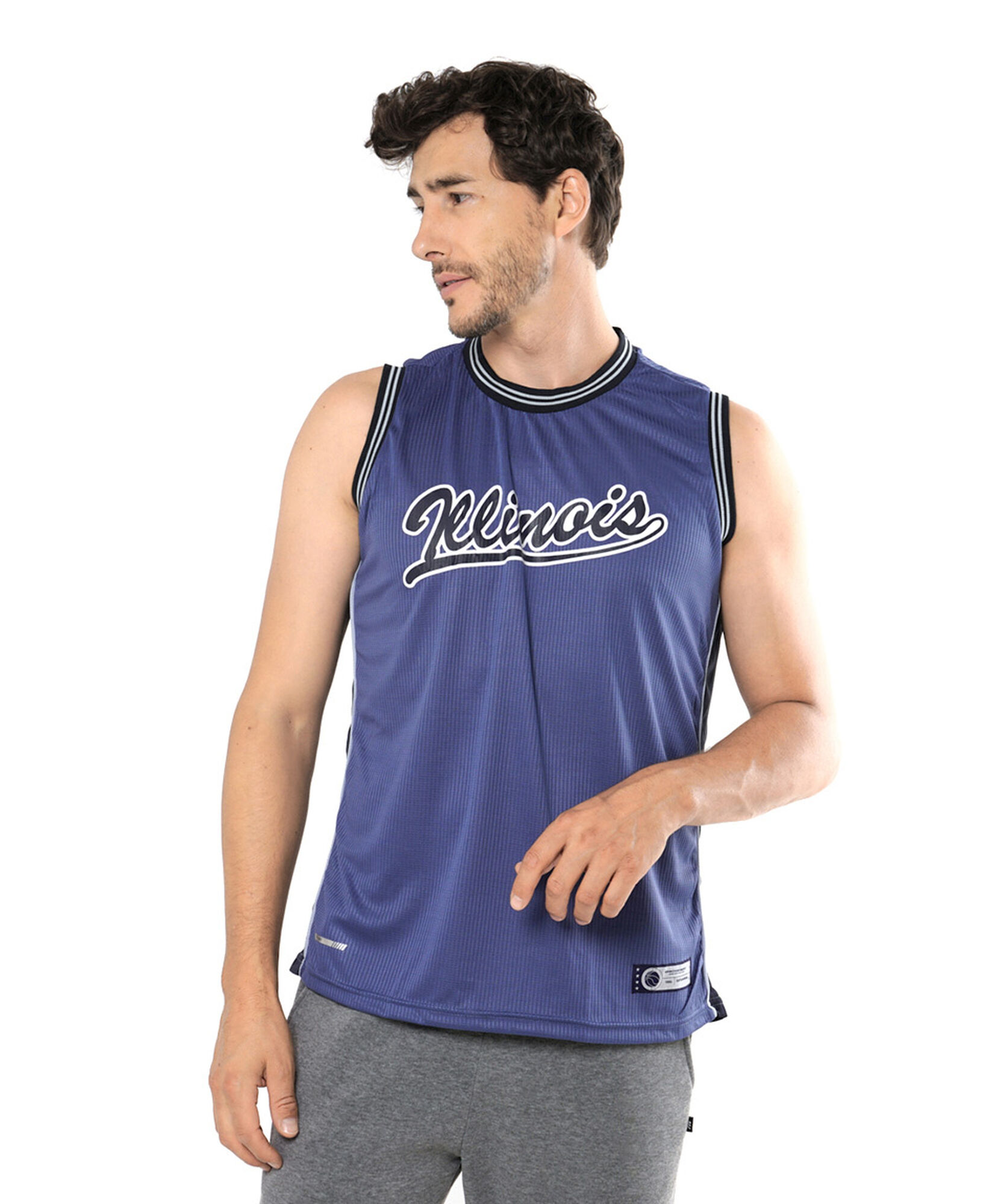 Polera deportiva hombre illinois sin mangas Polera deportiva hombre illinois sin mangas