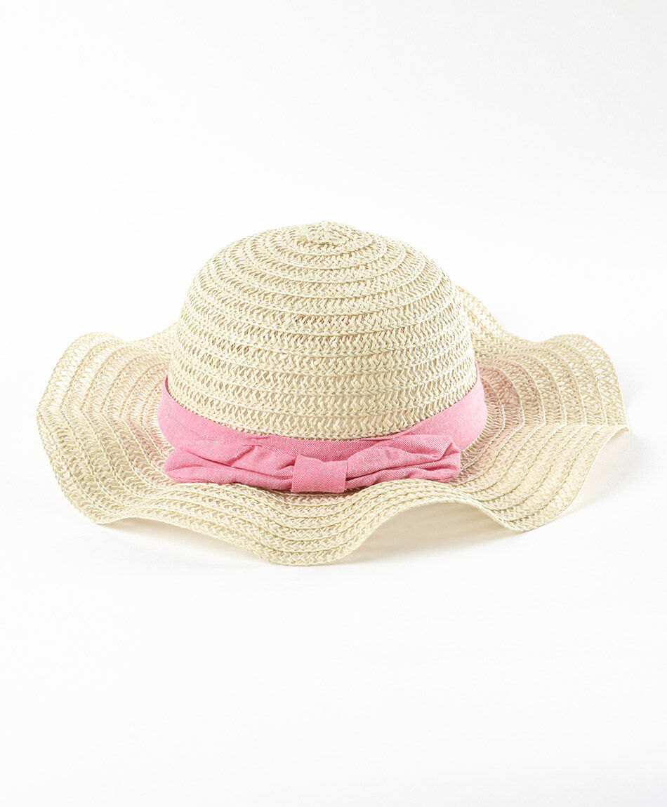 Sombrero ni&ntilde;a cinta ondulado