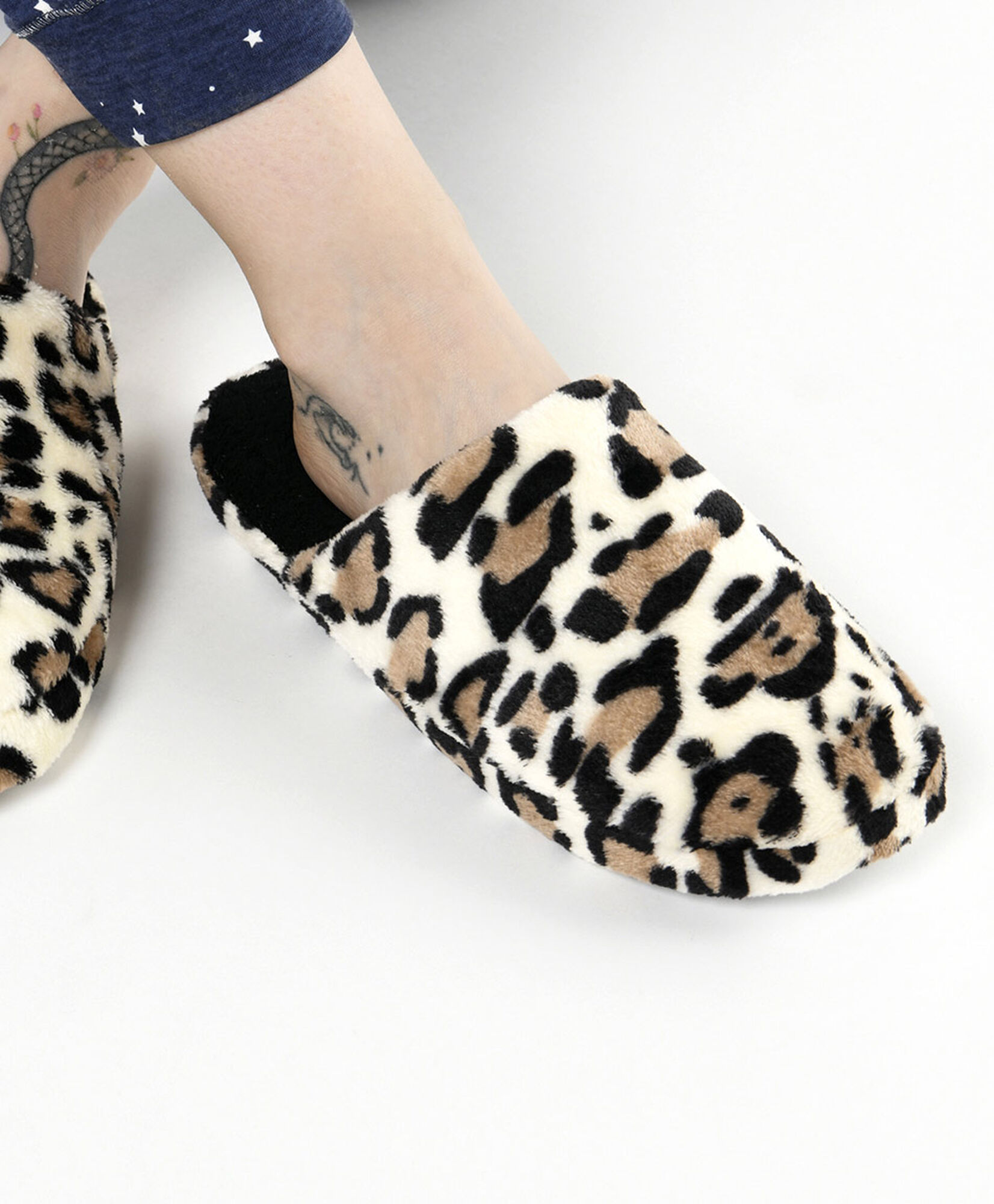 Pantufla mujer animal print Pantufla mujer animal print