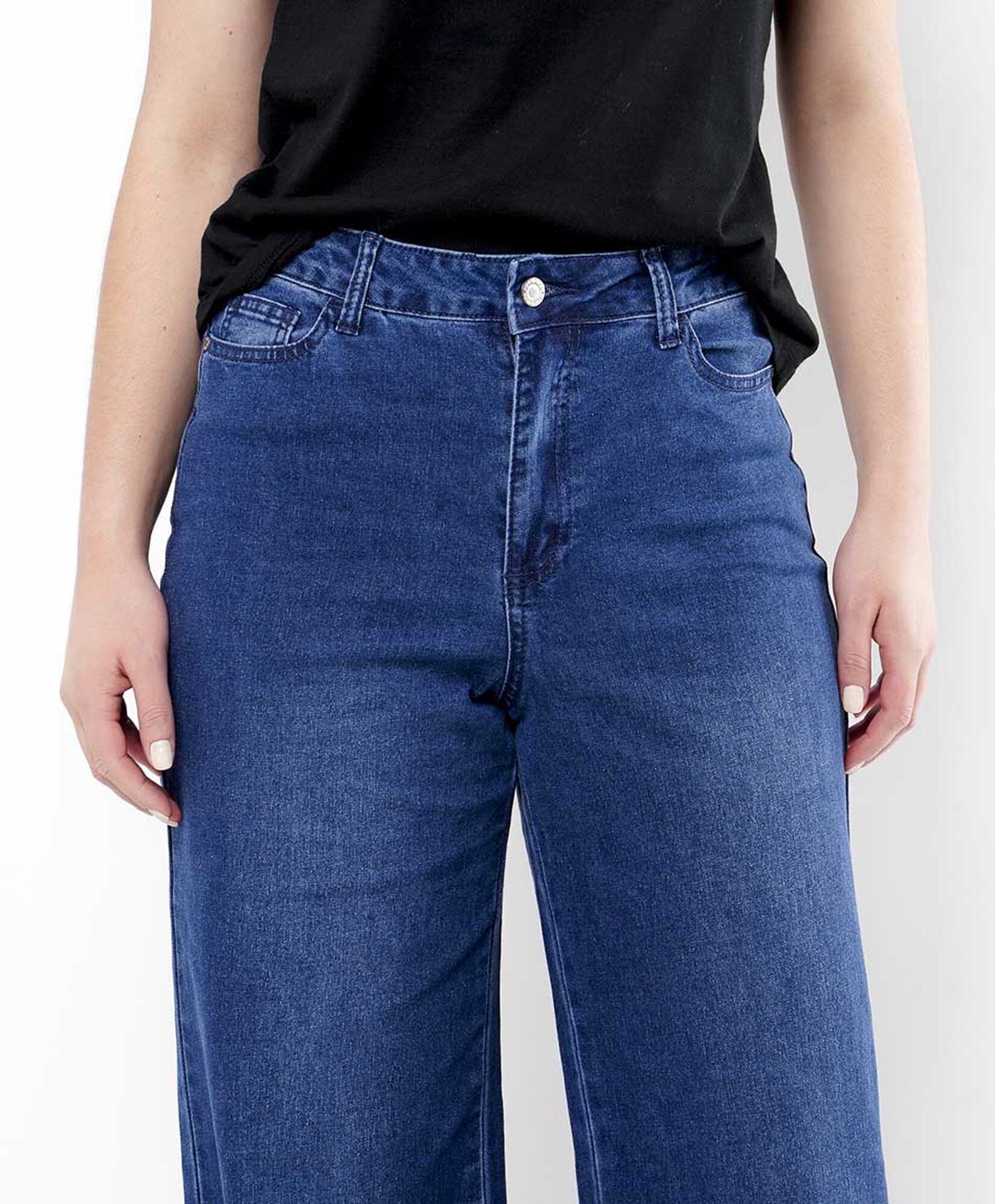 Jeans mujer liso wide Jeans mujer liso wide