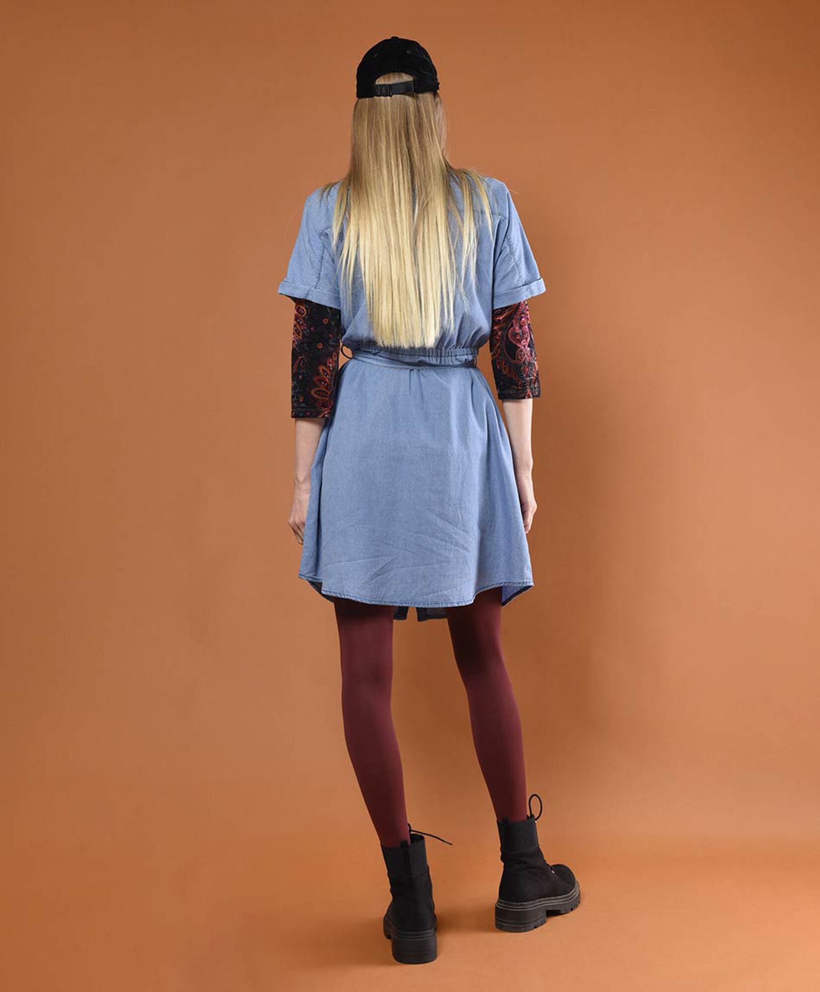 Vestido mujer denim botones Vestido mujer denim botones