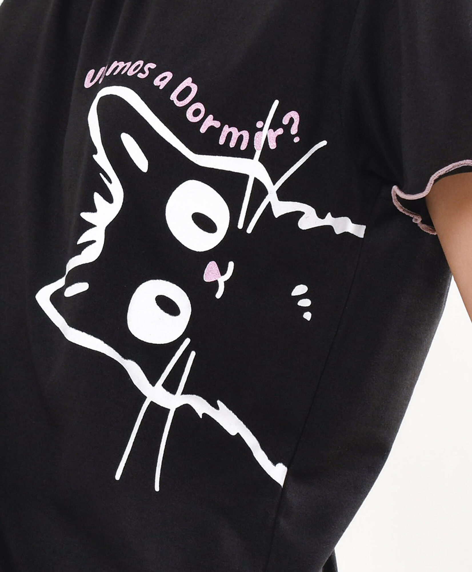 PIJAMA SHORT M/C 2 CAT PRINT PIJAMA SHORT M/C 2 CAT PRINT