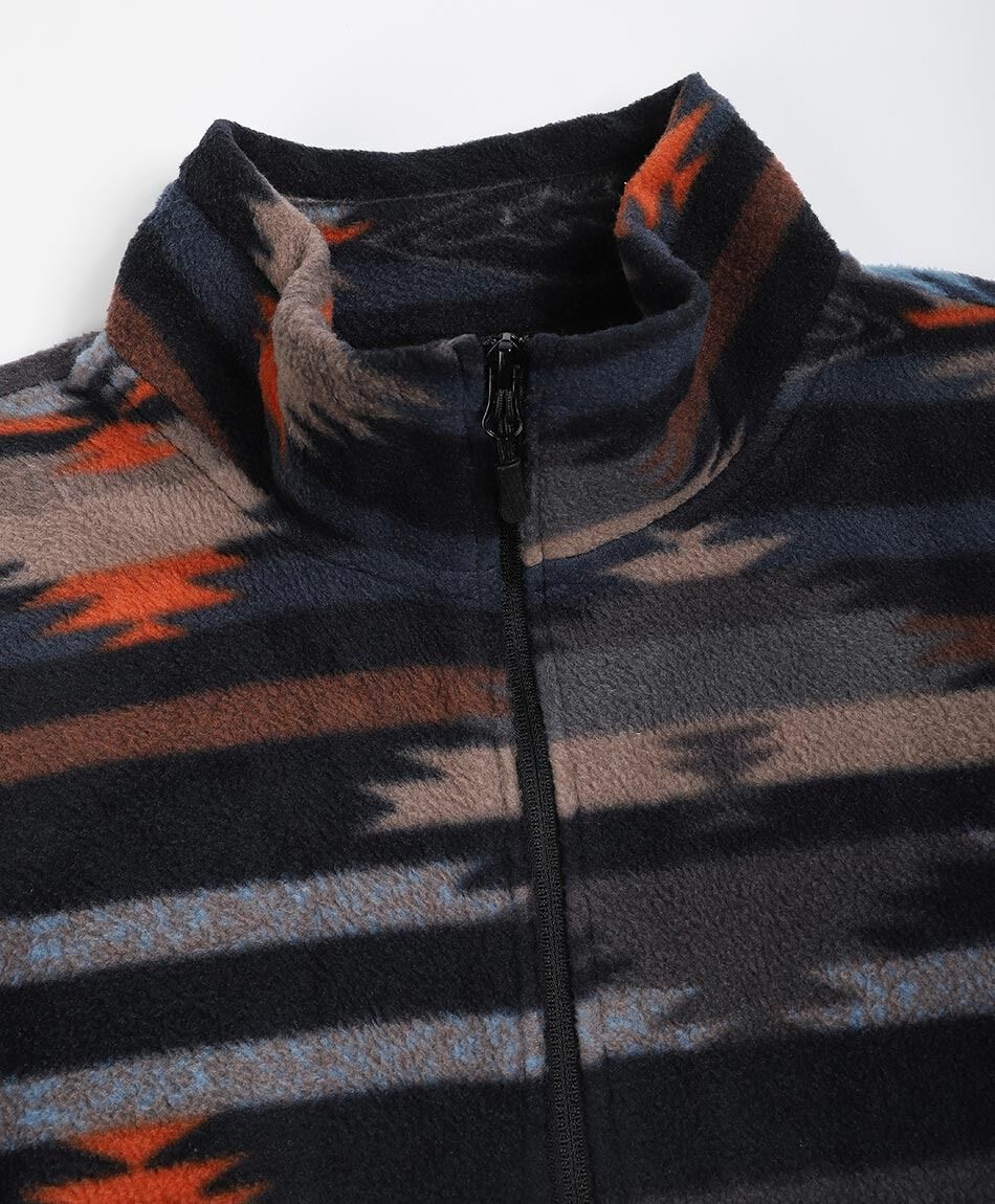 Polar hombre cierre medio fleece