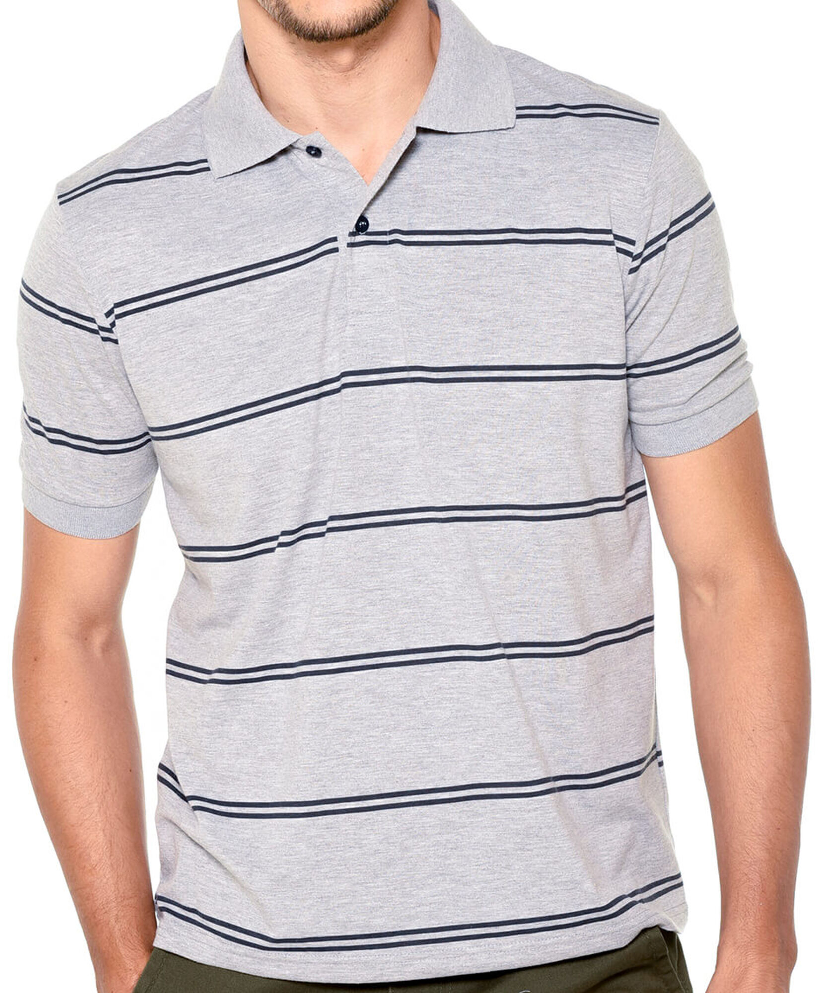 Polera cuello polo lineas Polera cuello polo lineas