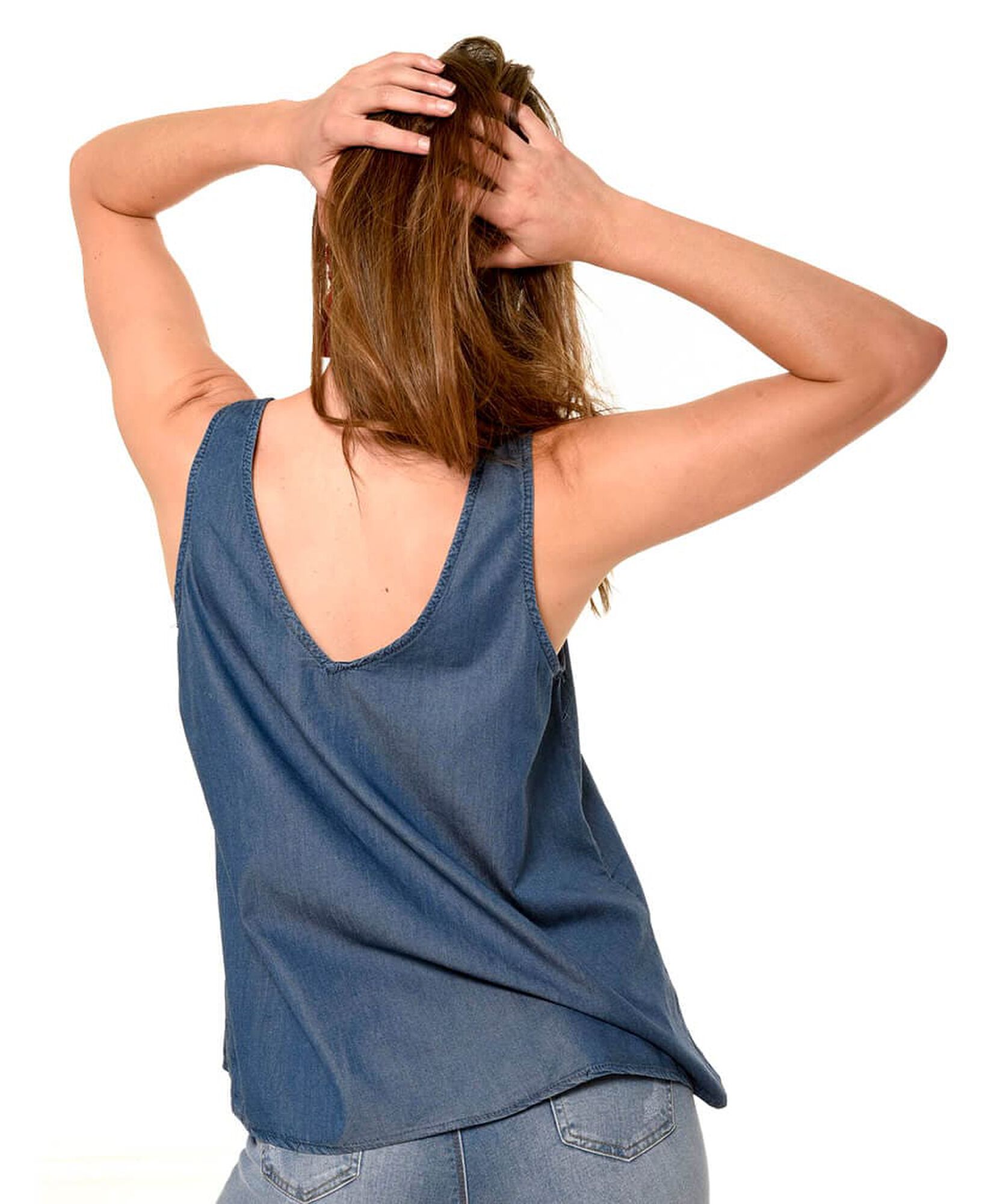 Blusa top denim Blusa top denim