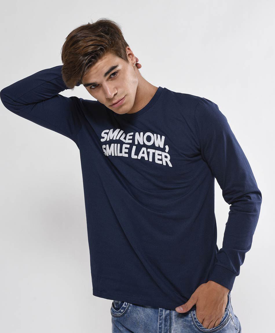 Polera hombre mensaje