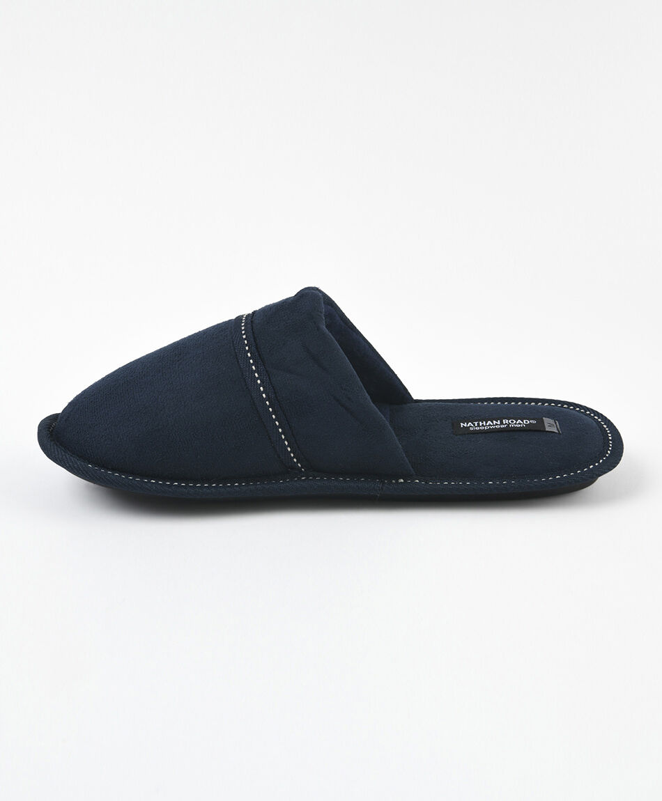 Pantufla hombre costura