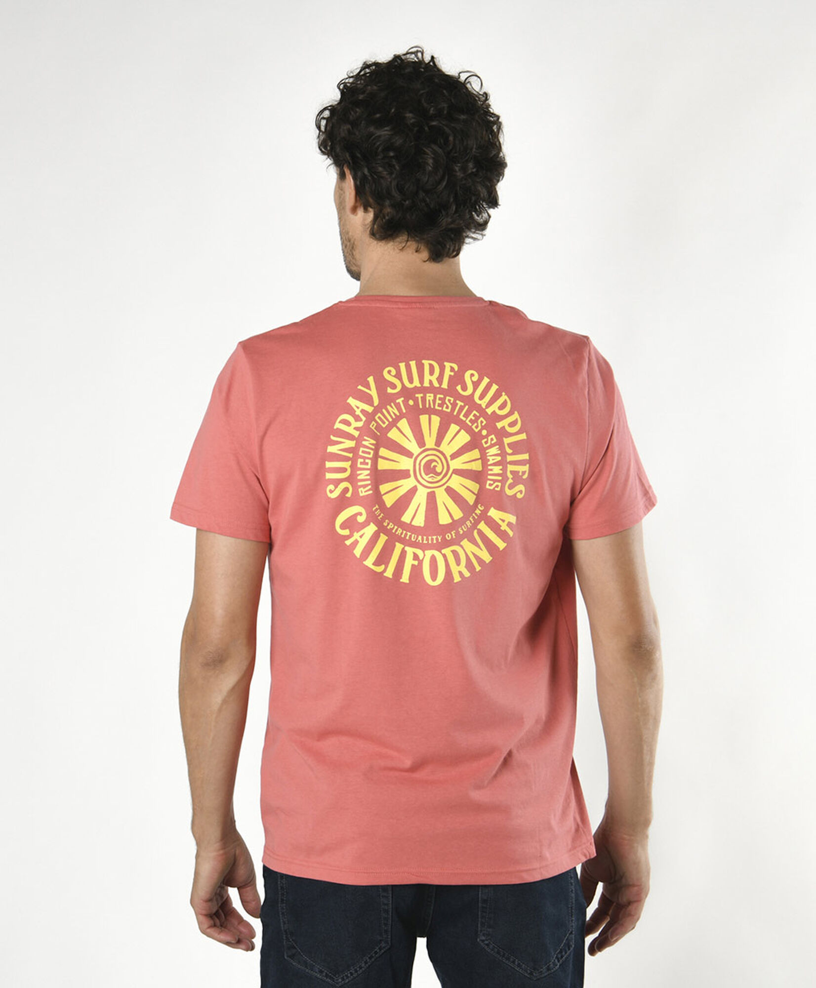 Polera hombre estampado sol Polera hombre estampado sol