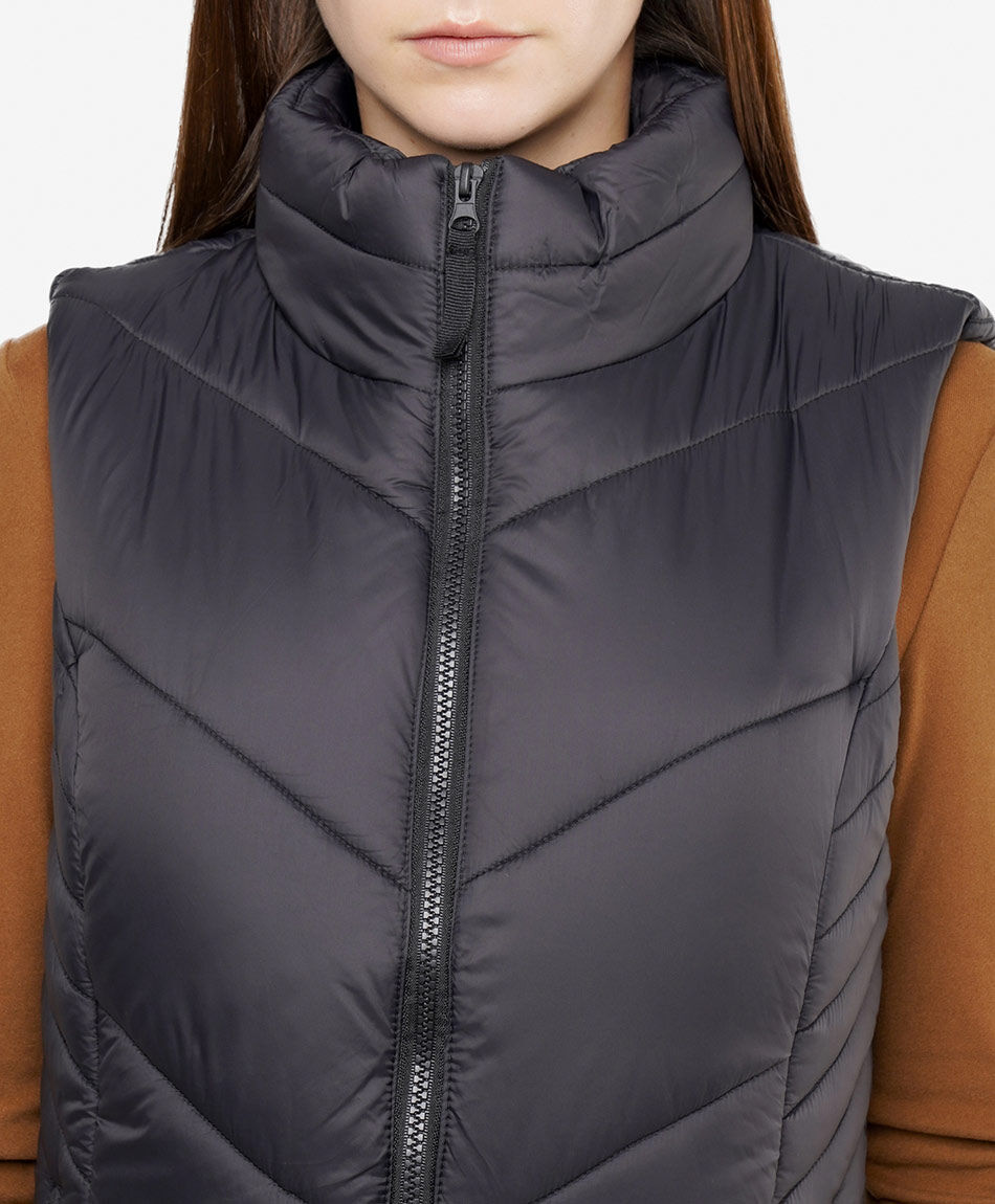 Parka mujer larga sin mangas