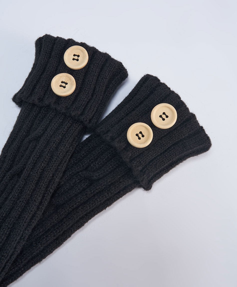 Polaina mujer danae negro