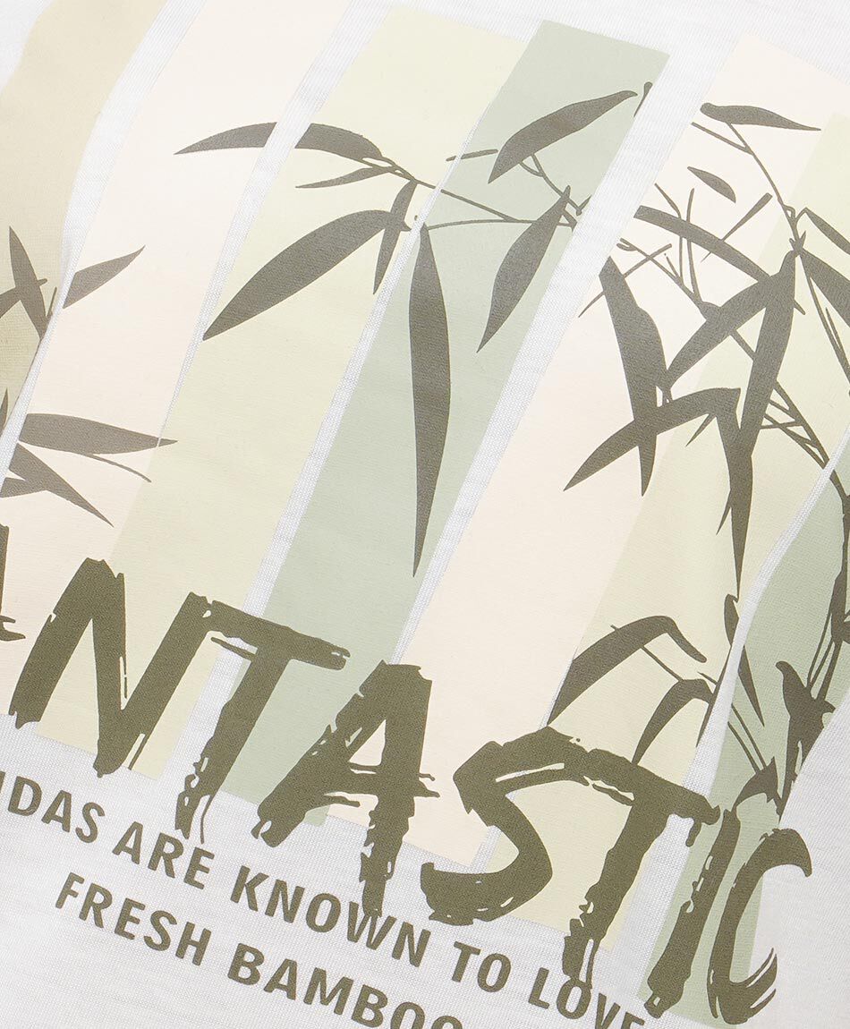 Polera mujer print bamboo