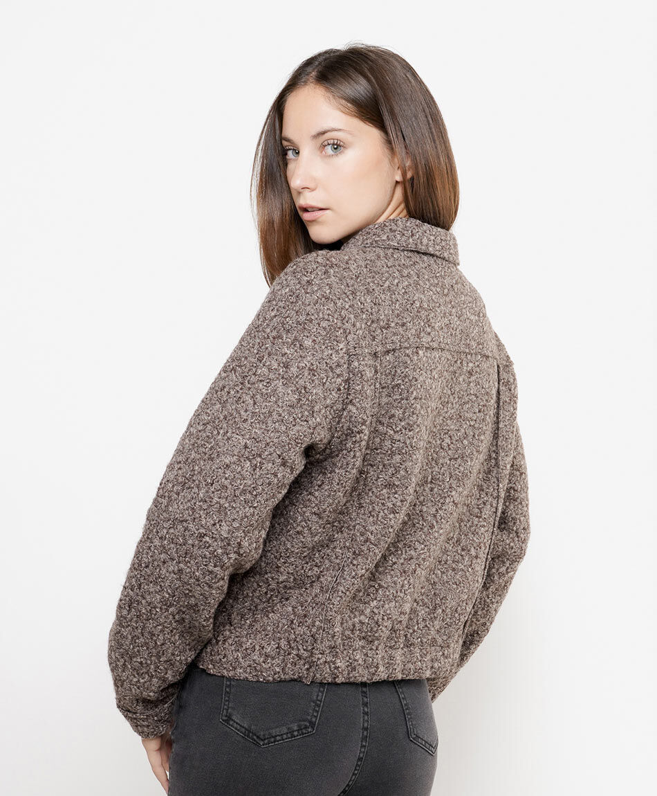 Chaqueta mujer jaspeada