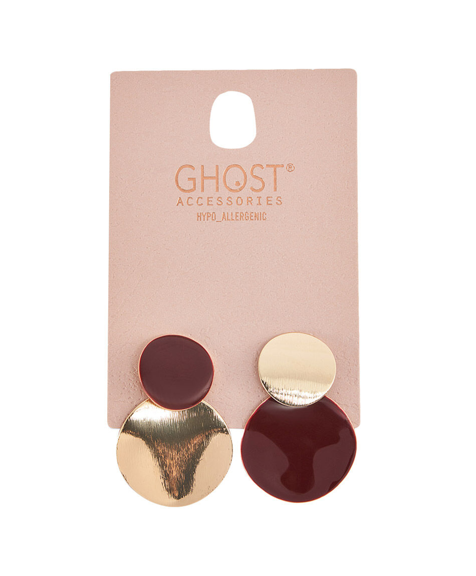 Aros mujer circulo gold