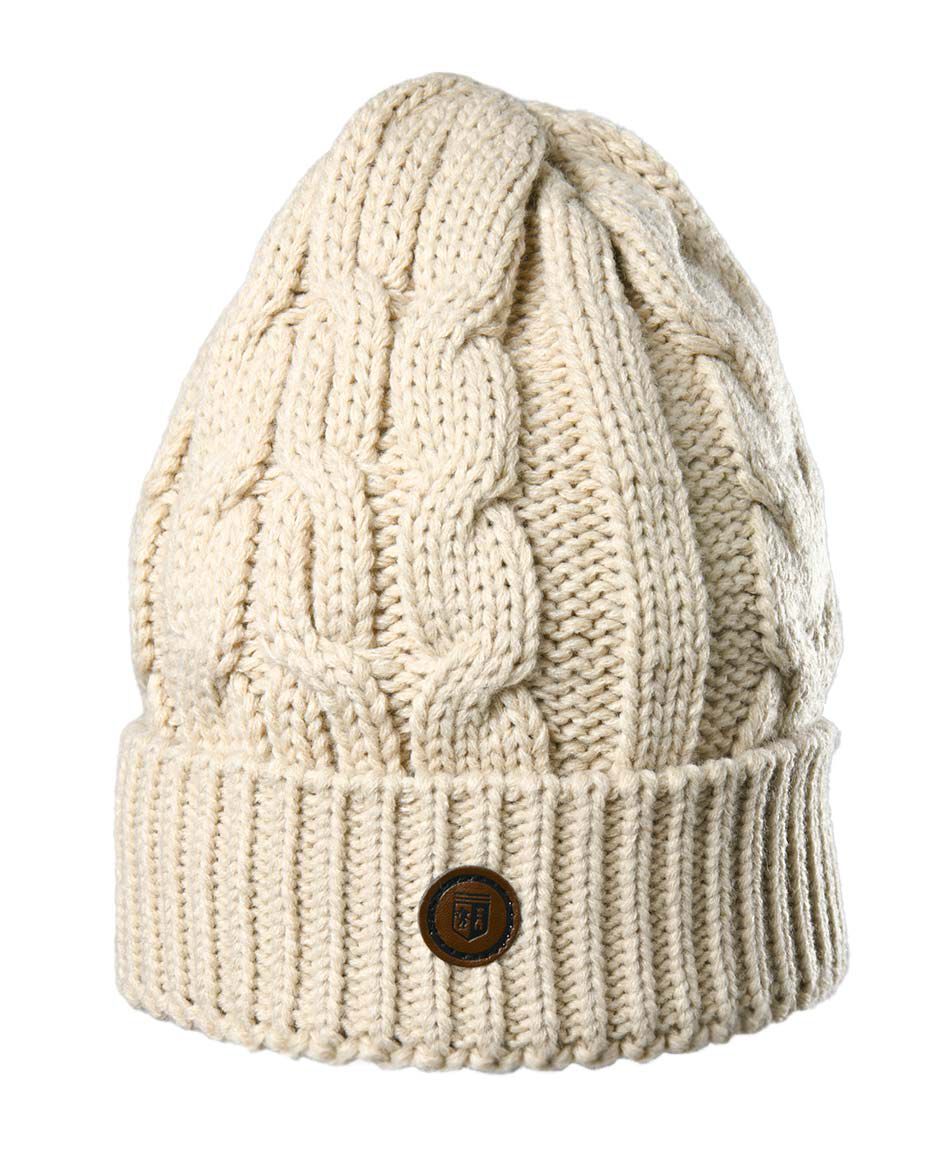 Gorro hombre tejido trenzado