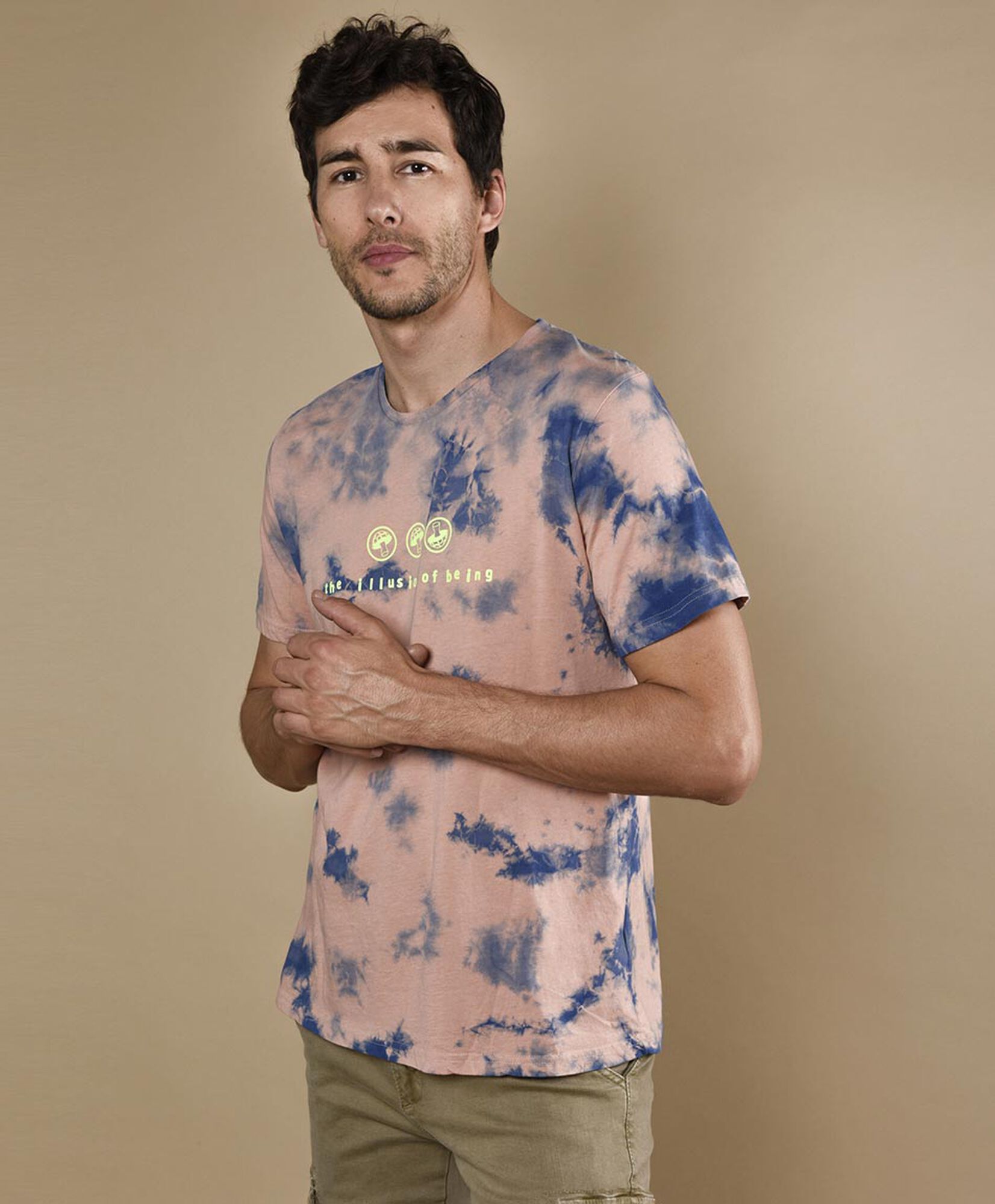 Polera hombre tie dye Polera hombre tie dye
