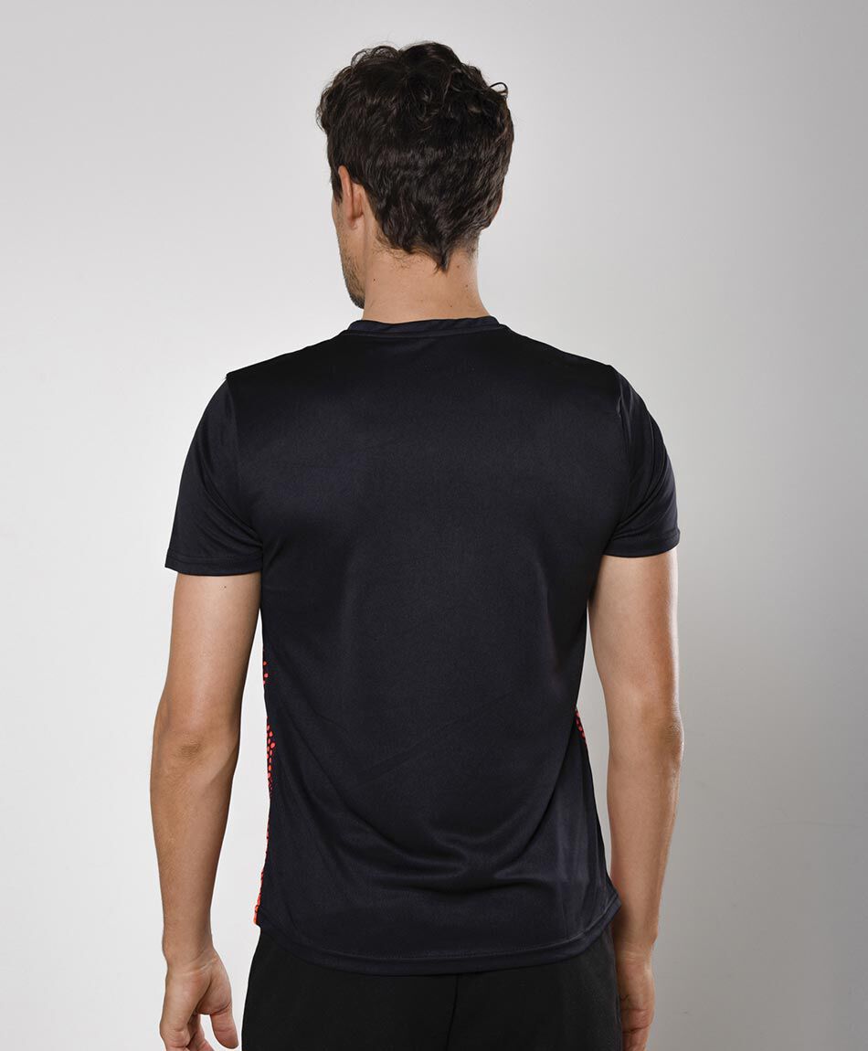 Polera deportiva manga corta cuello redondo