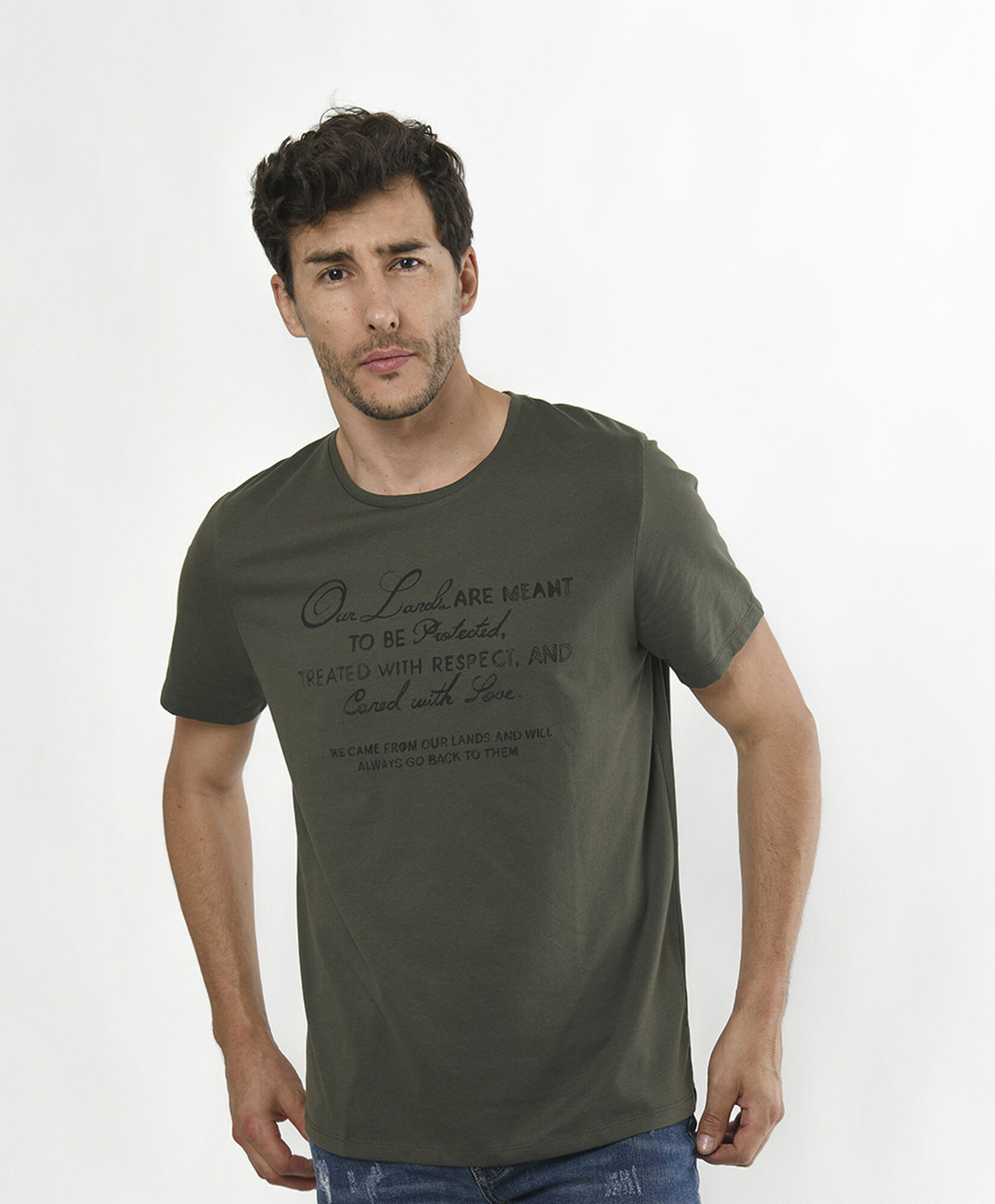 Polera hombre texto Polera hombre texto