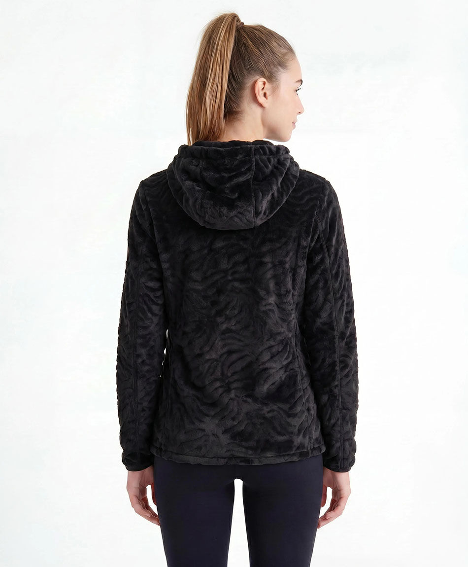 Polar deportivo mujer textura negro