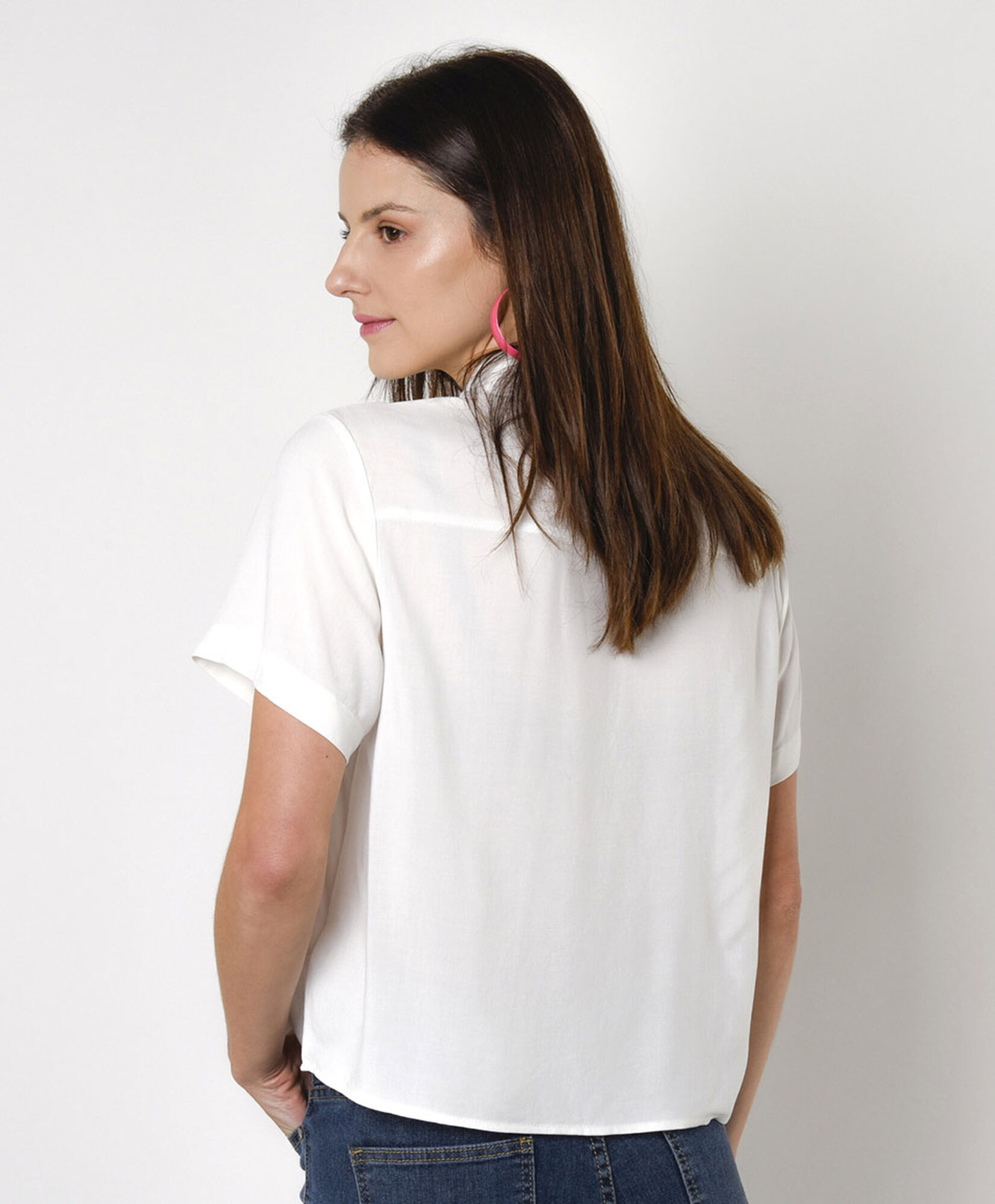 Blusa mujer frutilla bordada Blusa mujer frutilla bordada