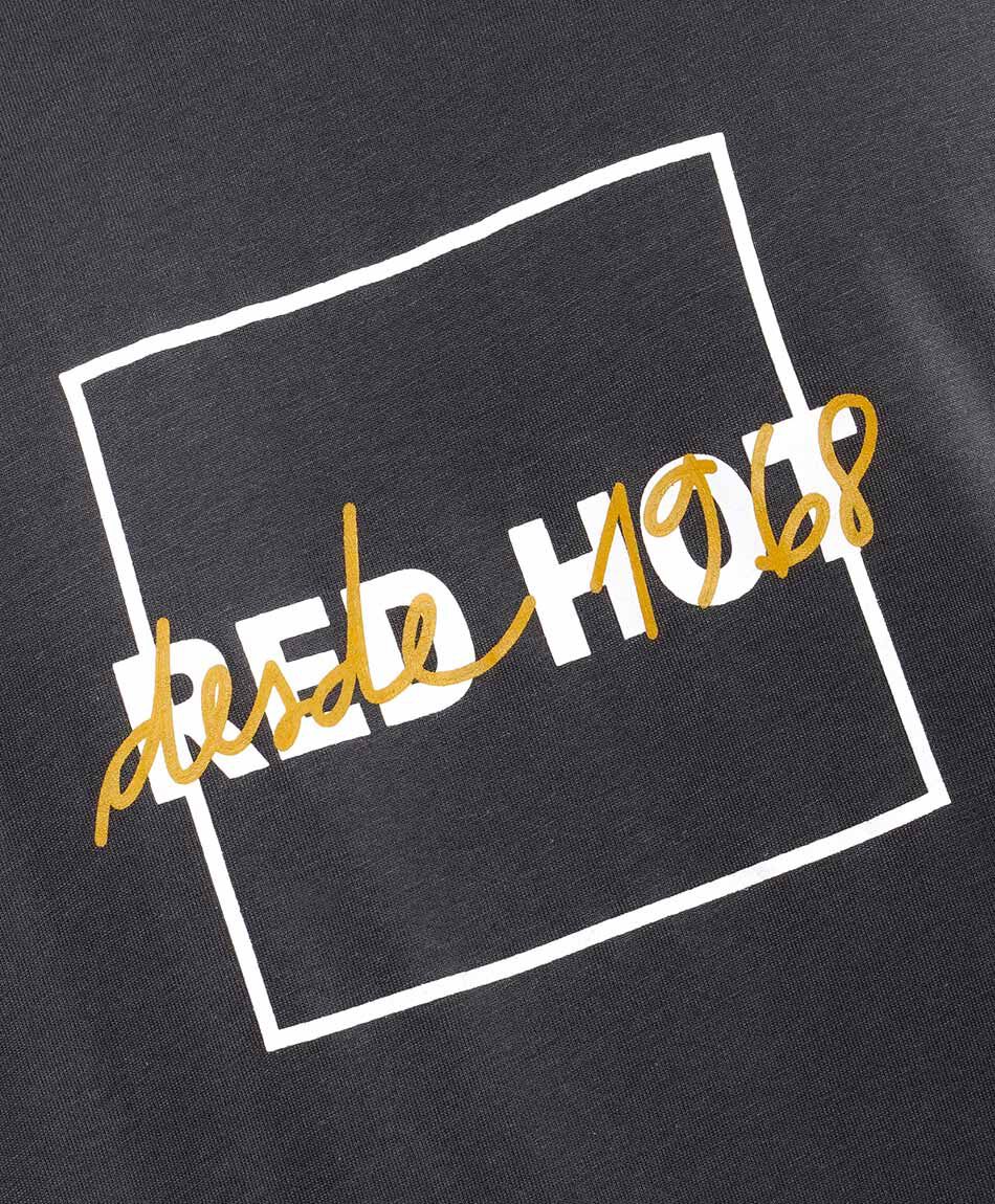 Polera hombre estampado red hot