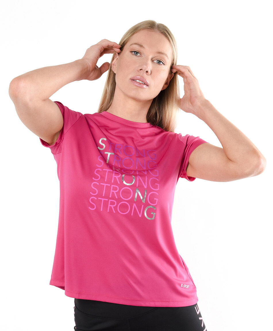 Polera deportiva mujer strong