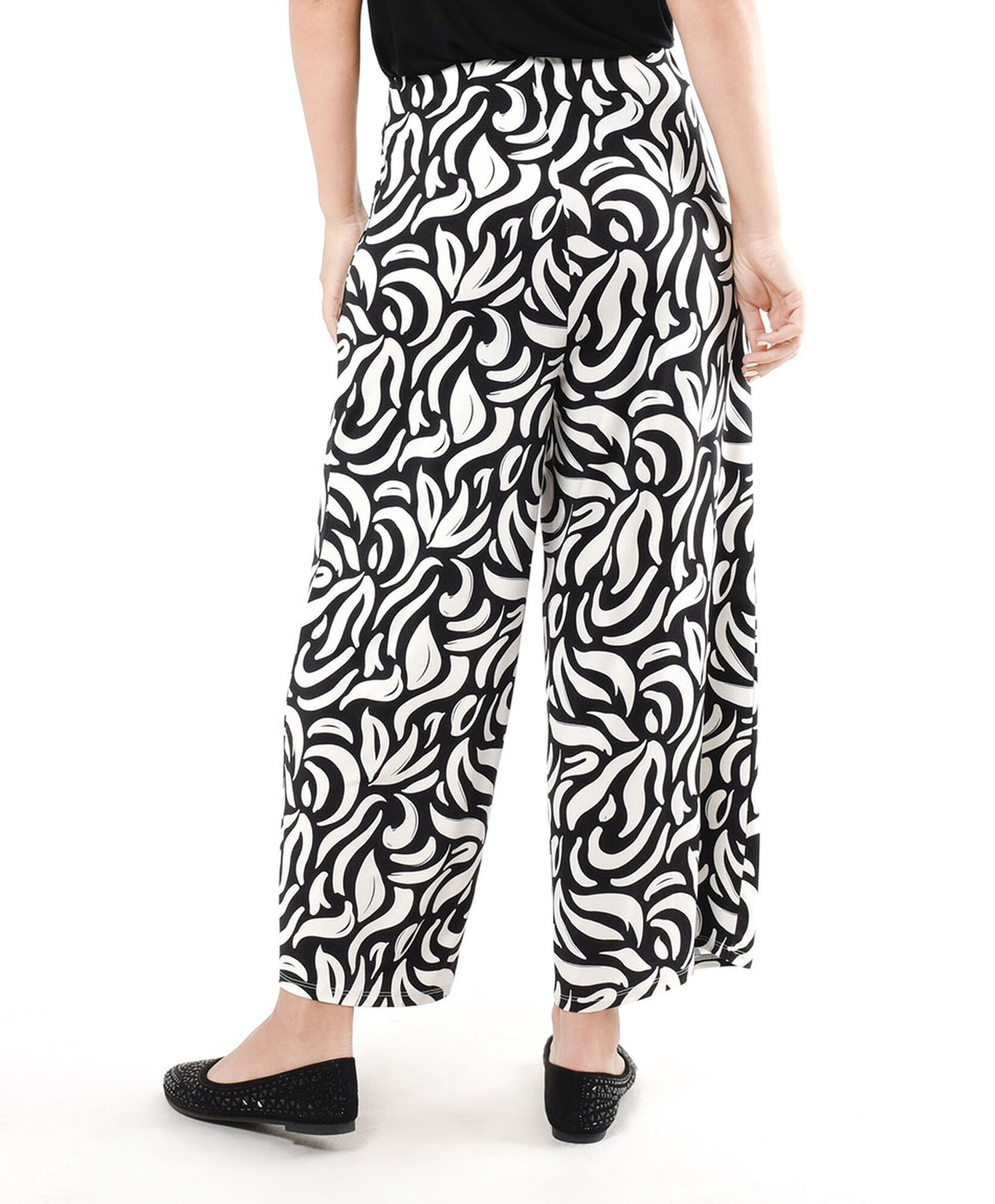 Pantalón mujer hojas palazzo Pantalón mujer hojas palazzo