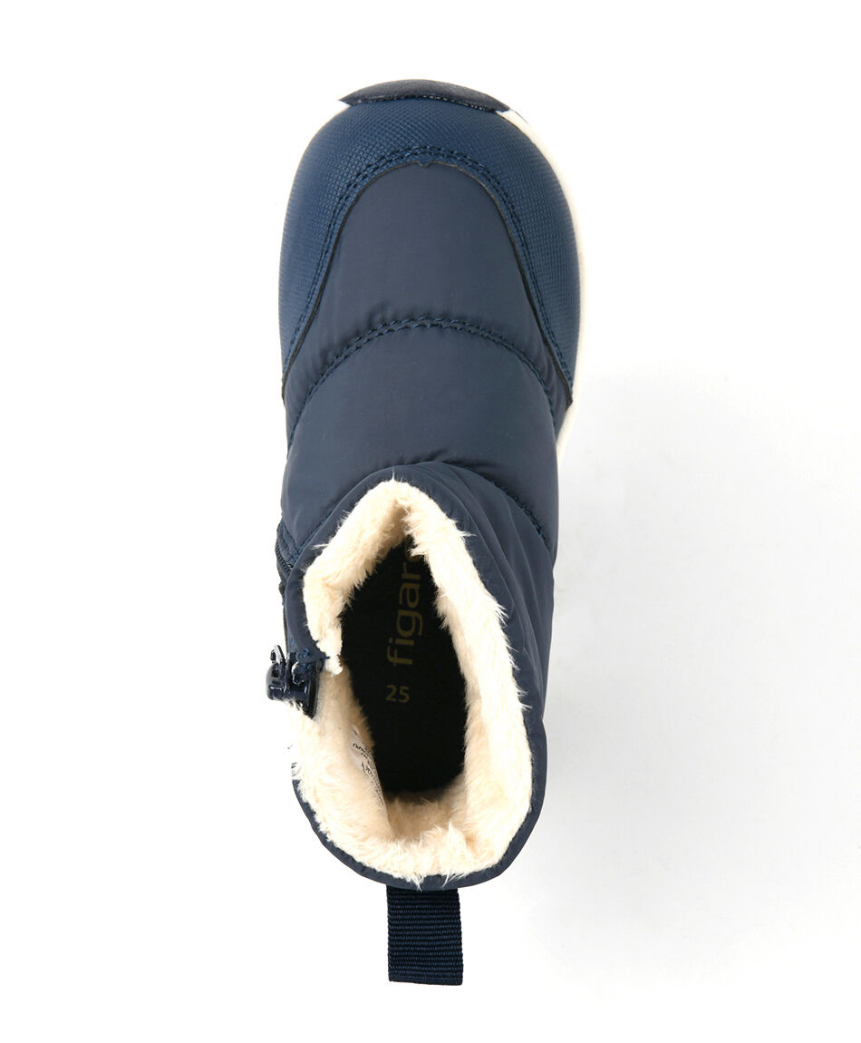 Bota infantil forrada azul