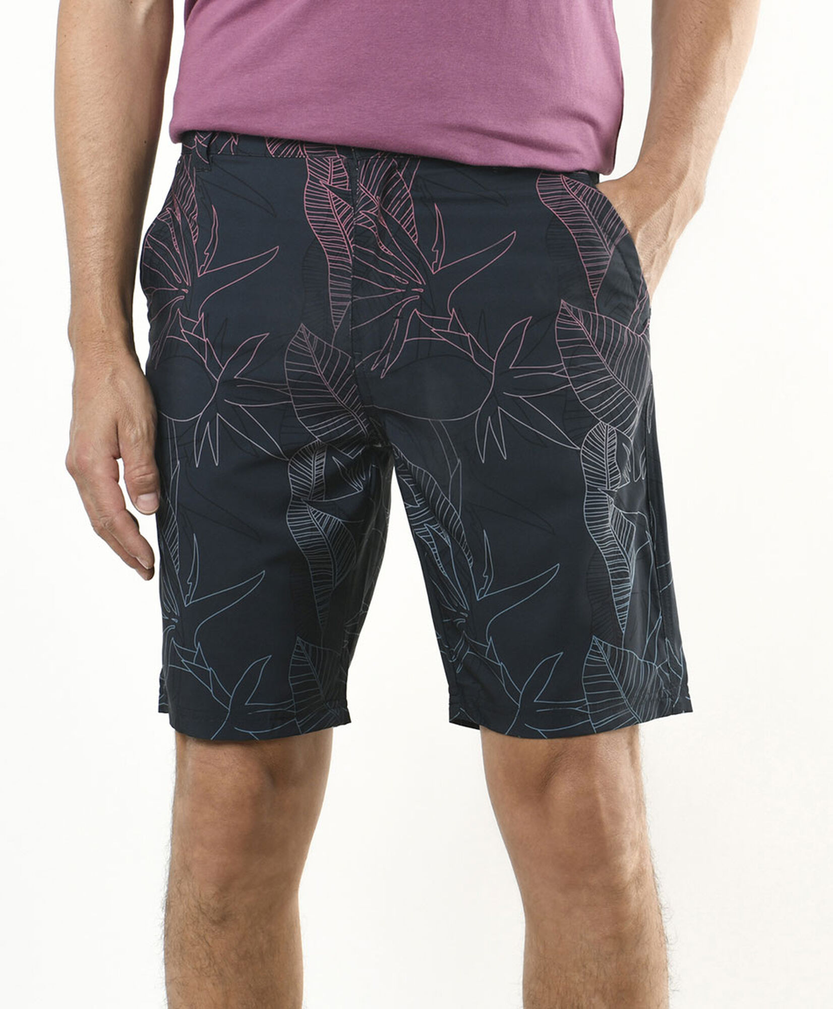 Bermuda hombre hojas Bermuda hombre hojas