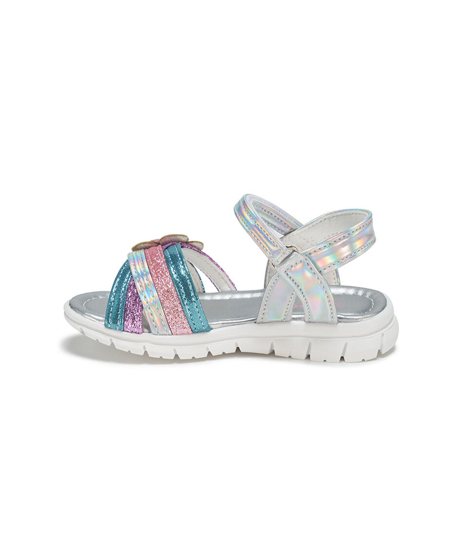 Sandalia infantil (24 a 29) metalic
