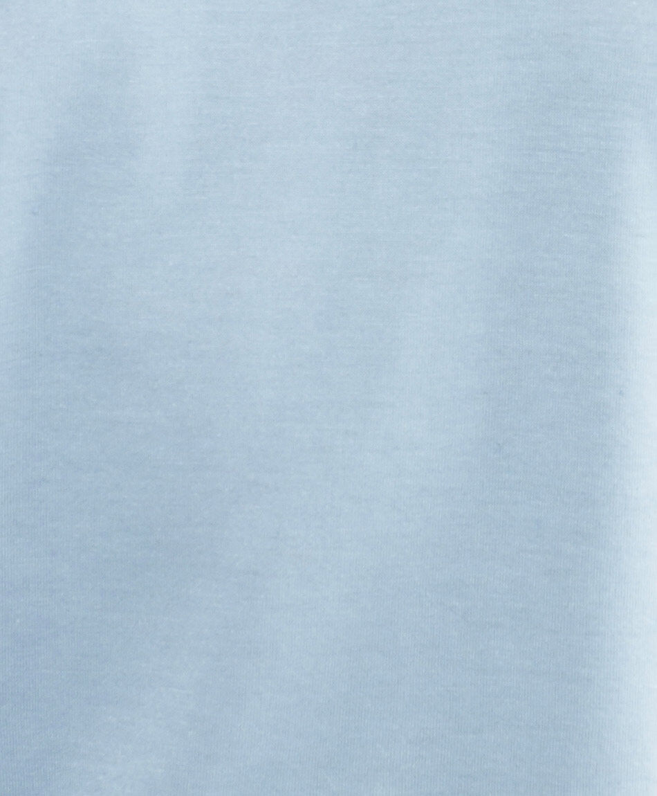 Polera mujer b&aacute;sica celeste