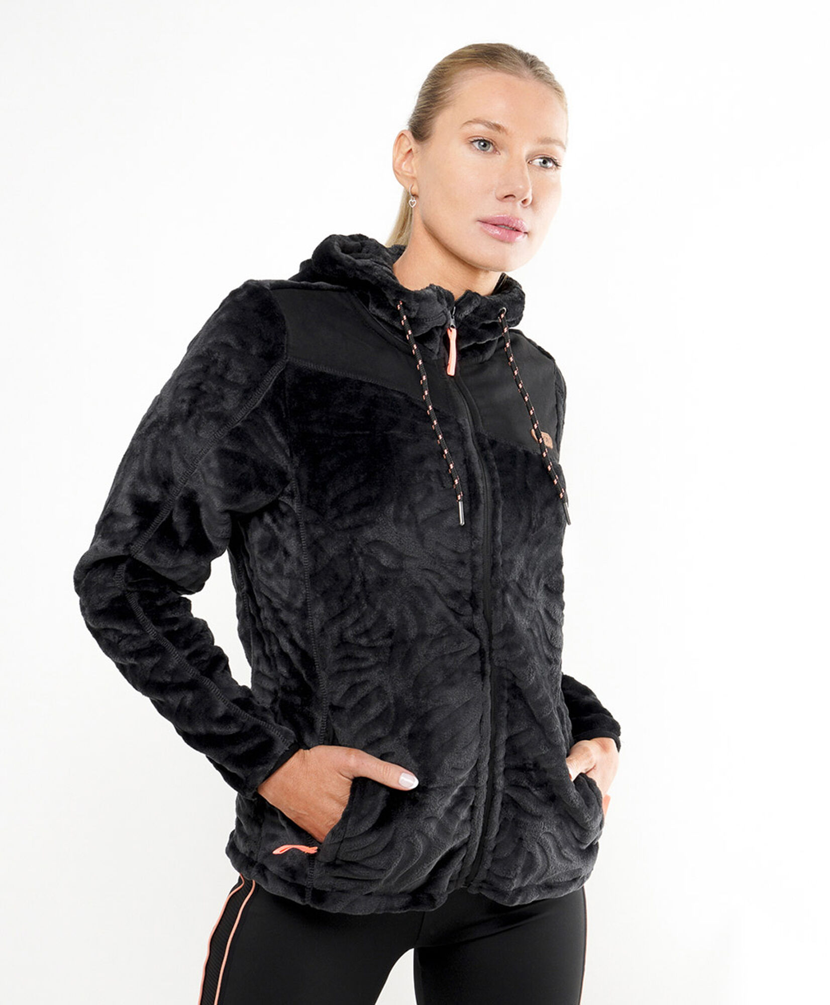 Polar deportivo mujer negro diseño Polar deportivo mujer negro diseño