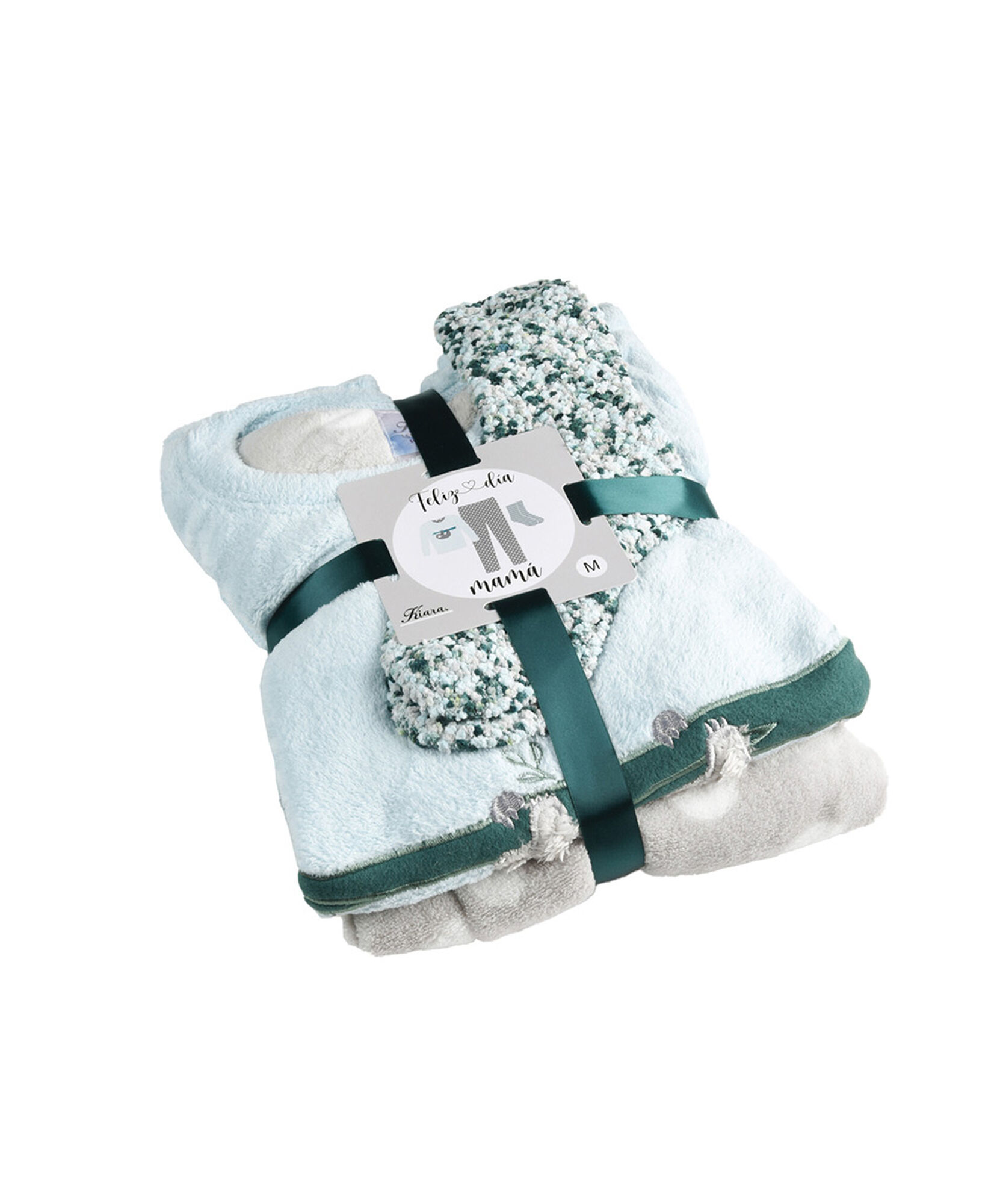 Pack mujer pijama polar + calcetines perezoso Pack mujer pijama polar + calcetines perezoso