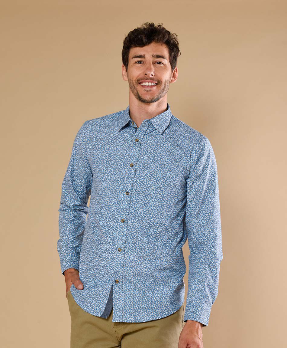 Camisa hombre estampada