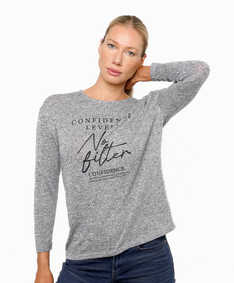 Polera mujer estampado no filter