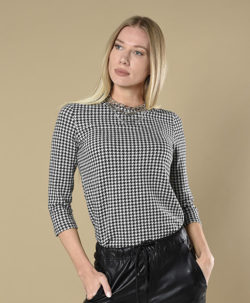 Polera pied de poule