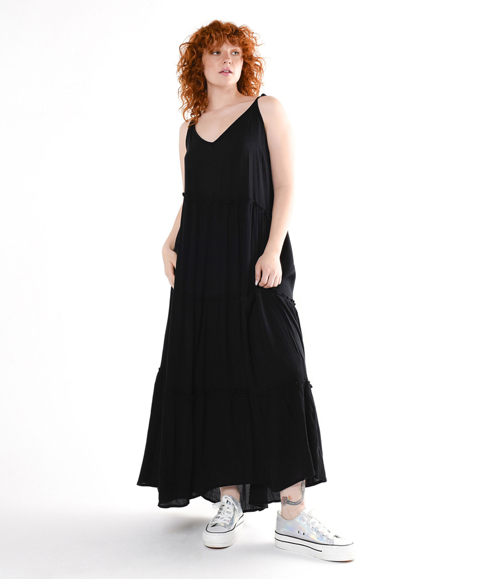 Vestido mujer largo cortes Vestido mujer largo cortes