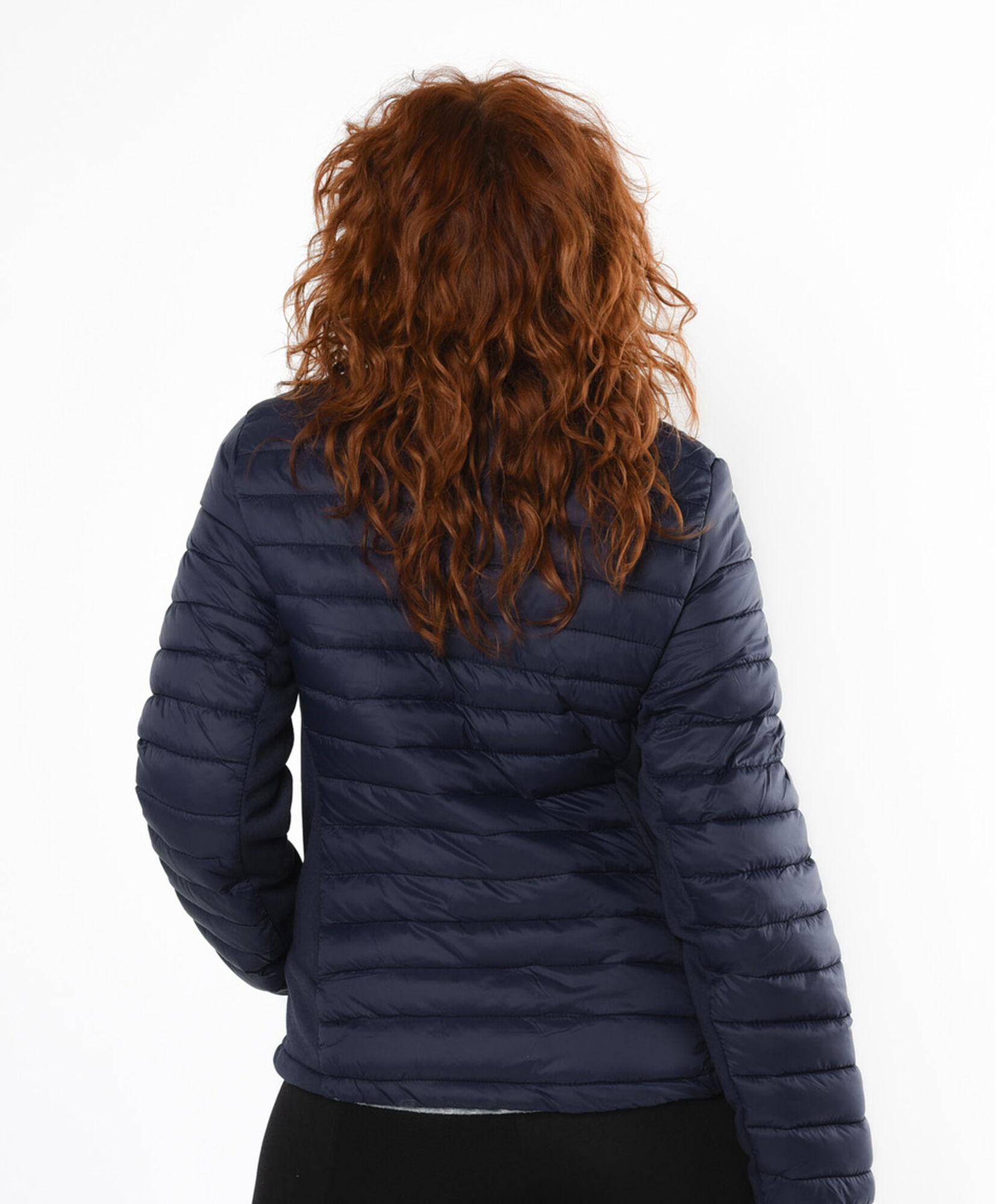 Parka mujer costuras azul Parka mujer costuras azul