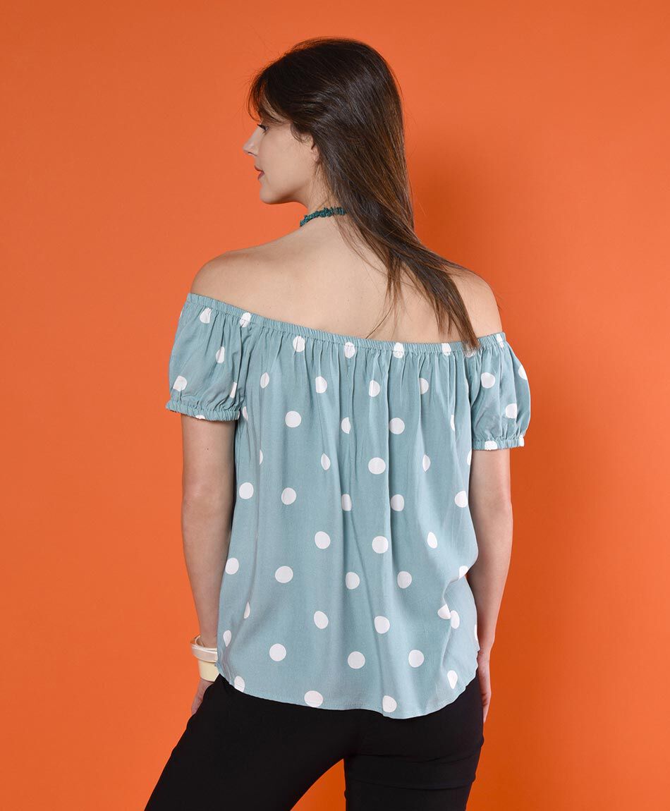 Blusa oversize manga corta