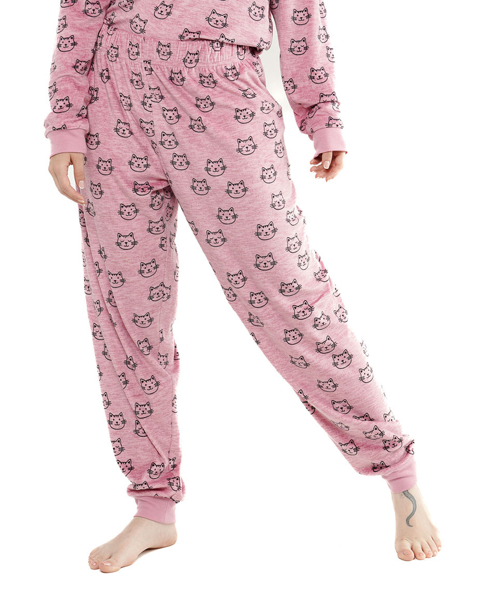 Pijama mujer micropolar gatitos Pijama mujer micropolar gatitos