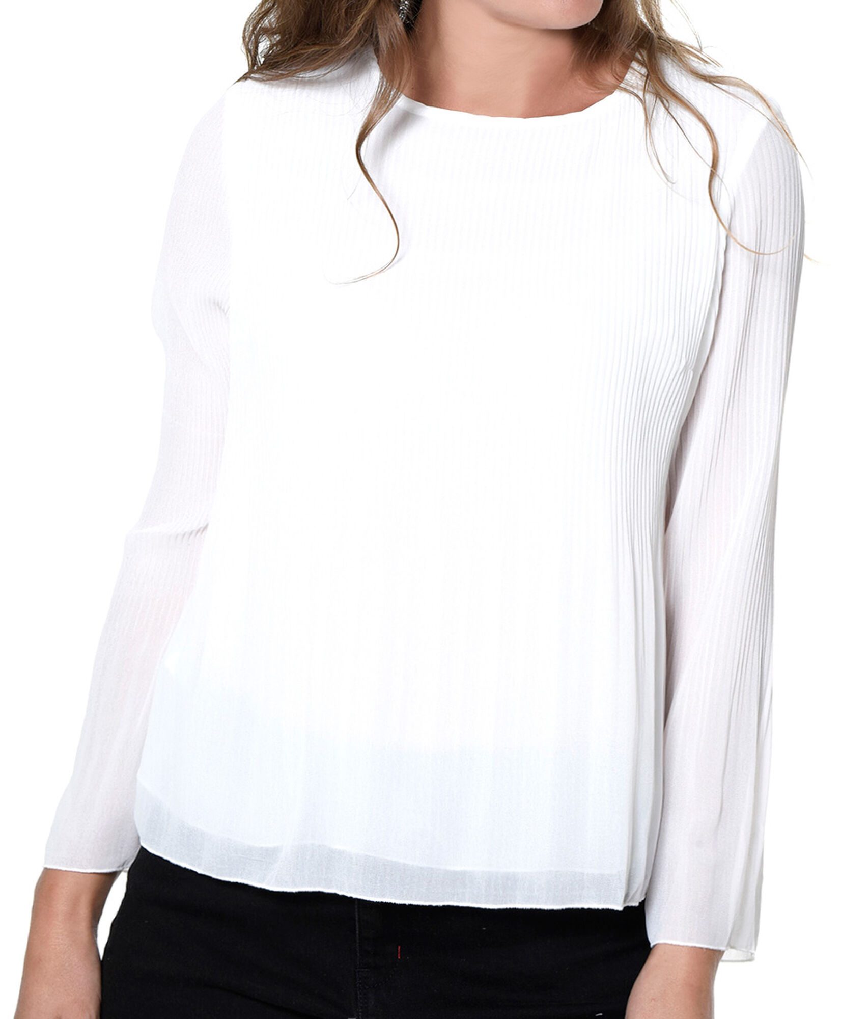 Blusa fantasia plisado Blusa fantasia plisado