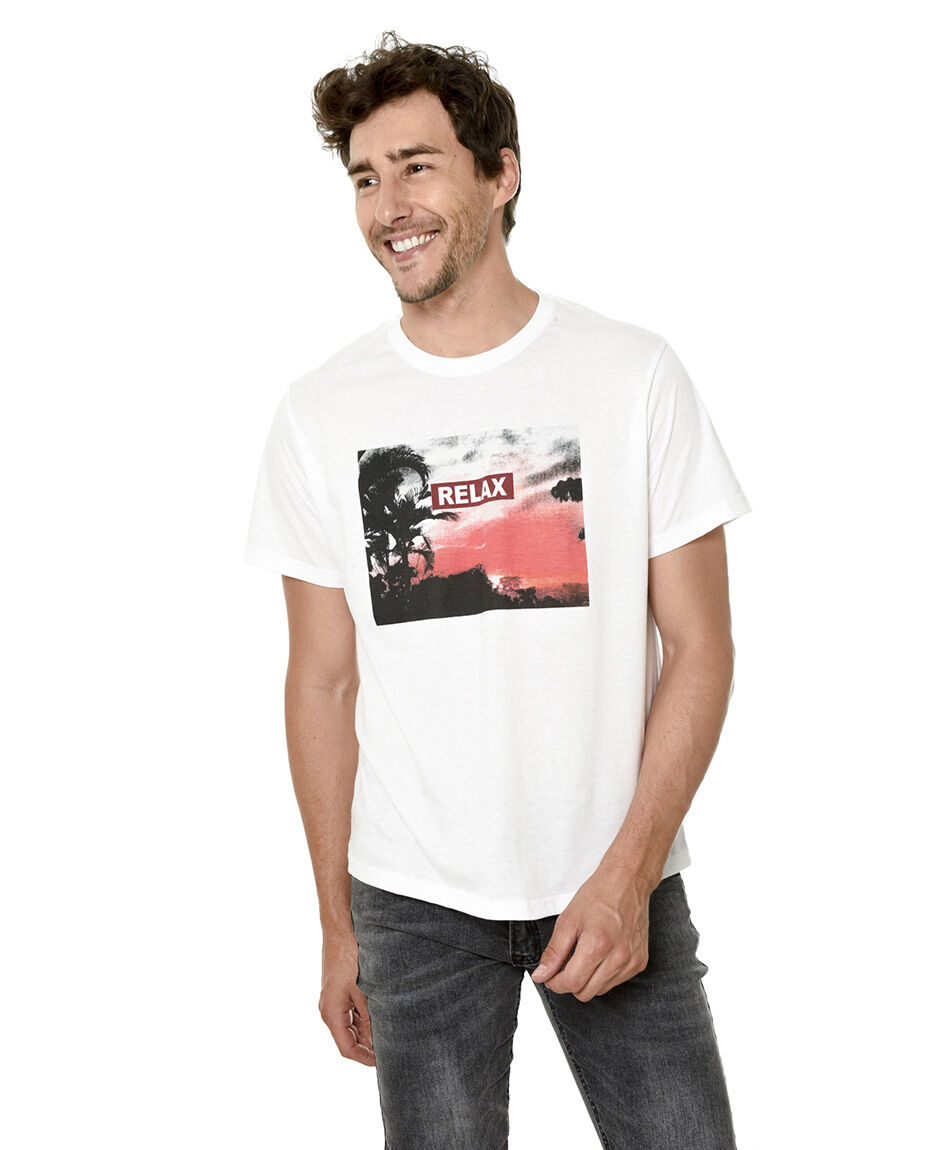 Polera estampada