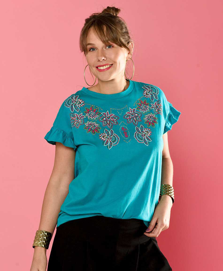 Polera estampada