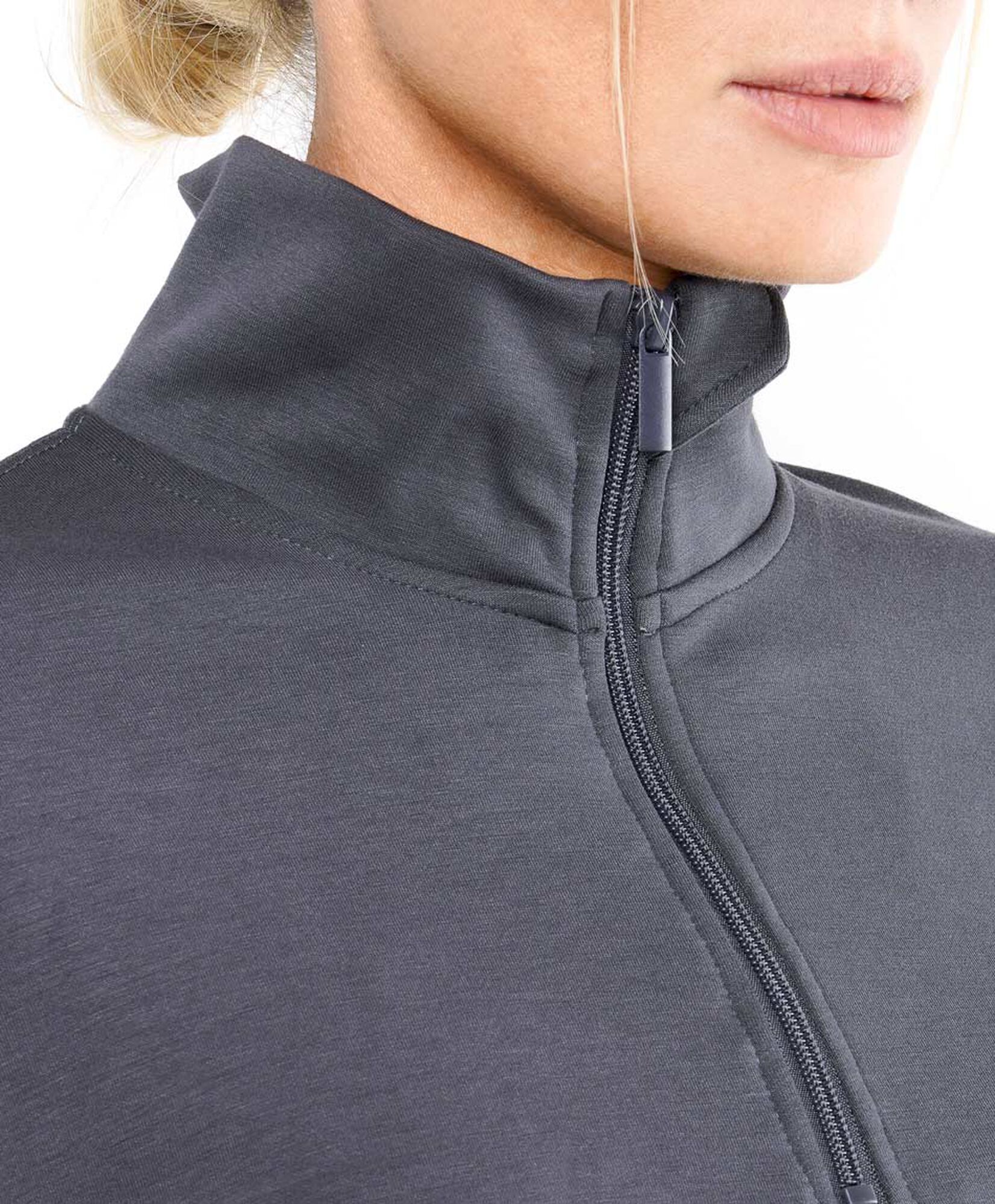 Polerón deportivo mujer modal crop Polerón deportivo mujer modal crop