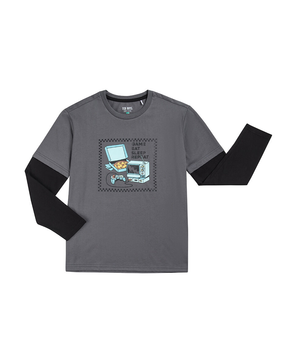 Polera ni&ntilde;o estacion de juego