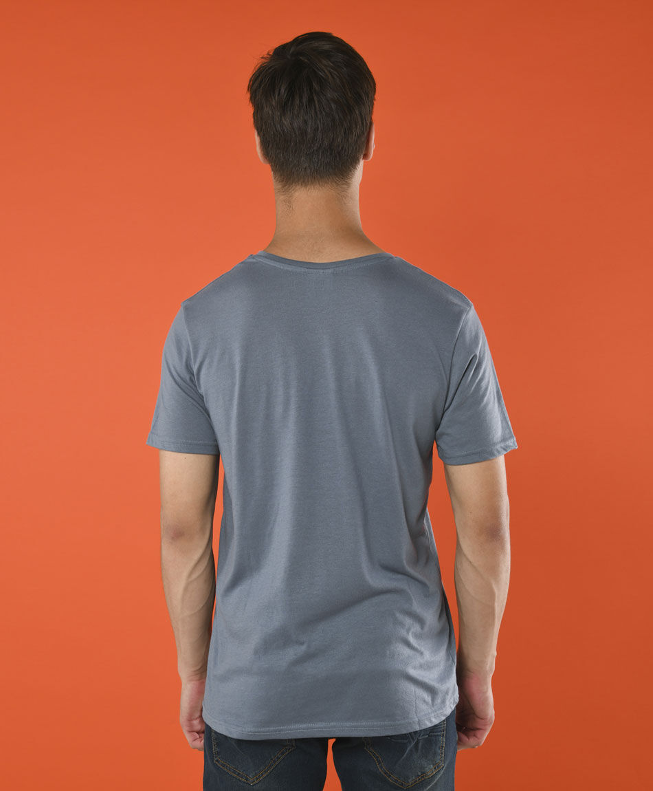 Polera manga corta cuello redondo