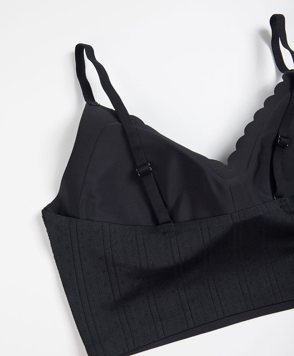 Bralette mujer seamless jacquard