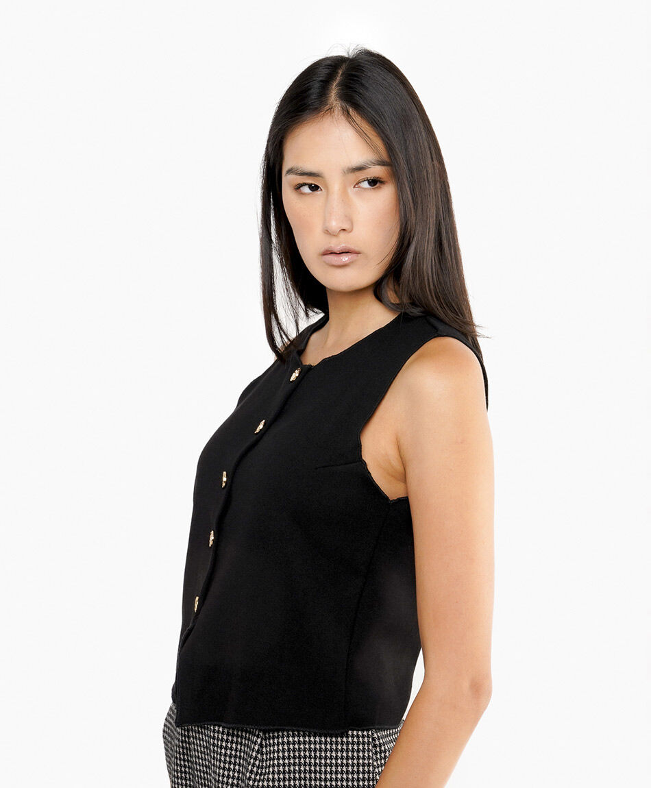 Chaleco mujer cl&aacute;sico vers&aacute;til